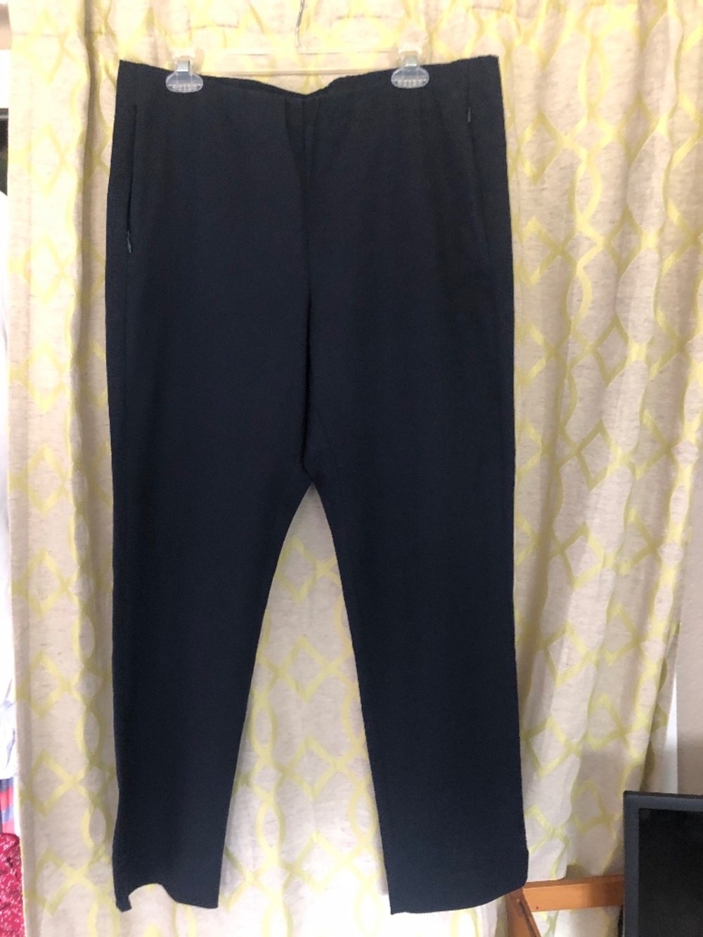 NWT J Jill cotton/ Rayon Blend Ankle stretch pants 16 Navy Career